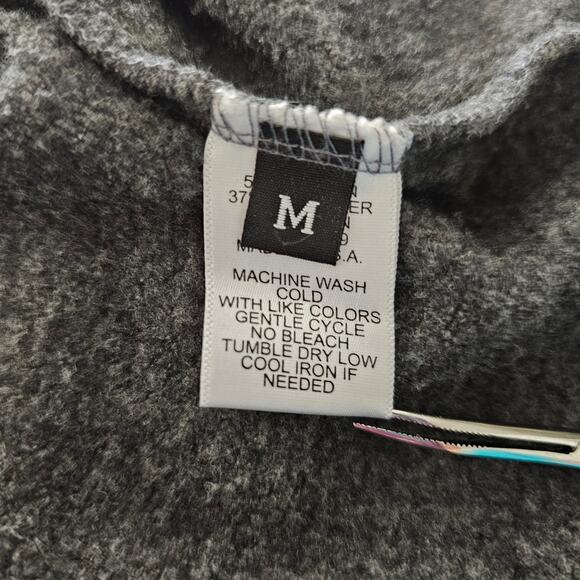 AVIATOR NATION Heather Grey Venice CA Drawstring Rainbow Surf Hoodie Sz M - Picture 11 of 16